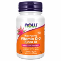 Now High Potency Vitamin D3 5000 Iu Softgels