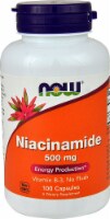 NOW Foods Niacinamide Dietary Supplement Capsules 500mg