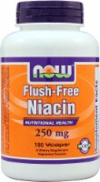 NOW Foods Flush-Free Niacin Dietary Supplement Vegetarian Capsules 250mg Perspective: Main