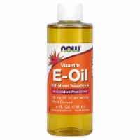 NOW Foods Natural Vitamin E Oil Antioxidant Protection with Mixed Tocopherols, 4 Ounces