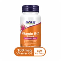 Now Vitamin K-2 Veg Capsules 100mcg