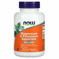NOW Magnesium & Potassium Aspartate Veg Capsules