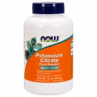 NOW Foods Potassium Citrate Essential Mineral Dietary Supplement Pure Powder
