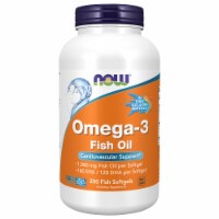 Now Molecularly Distilled Omega-3 Cardiovascular Support Dietary Supplement Fish Softgels