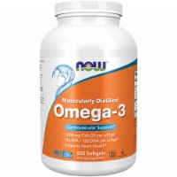 NOW Foods Molecularly Distilled Omega-3 500 Sgels
