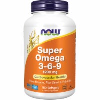 NOW Foods Super Omega 3-6-9 1,200 mg 180 Sgels