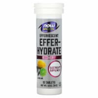 NOW Foods Effer-Hydrate - Lemon Lime 10 Tabs