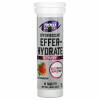 NOW Foods Effer-Hydrate - Orange Strawberry 10 Tabs