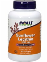 NOW Foods Sunflower Lecithin Softgels 1200mg Perspective: Main