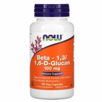 NOW Foods Beta 1,3/1,6-D-Glucan 100 mg 90 Veg Caps