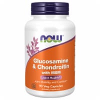 NOW® Glucosamine & Chondroitin with MSM Capsules Perspective: Main