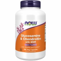 NOW® Glucosamine & Chondroitin with MSM Capsules Perspective: Main