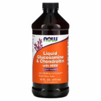 NOW   Liquid Glucosamine & Chondroitin with MSM   Citrus