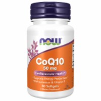 NOW Foods CoQ10 Cardiovascular Health Dietary Supplement Softgels
