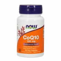NOW Foods CoQ10 Cardiovascular Health Dietary Supplement Veg Capsules 100mg