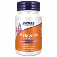 NOW® Melatonin Lozenges 3mg Perspective: Main