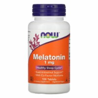 NOW Foods Melatonin Healthy Sleep Cycle Dietary Supplement Tablets 1mg