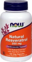 NOW Foods Natural Resveratrol Veg Capsules 200mg