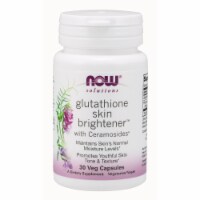 NOW Foods NOW Solutions Glutathione Skin Brightener Dietary Supplement Veg Capsules