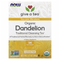 NOW   Real Tea Organic Dandelion Cleansing Herbal Tea