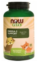 NOW® Omega-3 Support for Dogs and Cats Fish Flavor Softgels