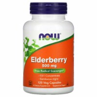 NOW Foods Elderberry 500 mg - 120 Veg Capsules