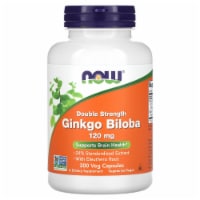 NOW Double Strength Ginkgo Biloba Veg Capsules 120mg