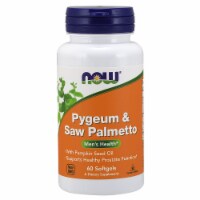 NOW Foods Pygeum & Saw Palmetto Men’s Health Dietary Supplement Softgels