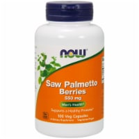 NOW Foods Saw Palmetto Berries Men’s Health Dietary Supplement Veg Capsules 550mg