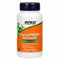 NOW Foods CurcuFRESH Curcumin Juice Complex Dietary Supplement Veg Capsules