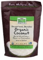 NOW Real Food Organic Coconut Unsweetened Shredded