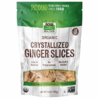 NOW Real Food™ Crystallized Ginger Slices Perspective: Main