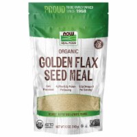NOW  Real Food Certified Organic Golden Flax Seed Meal