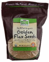 NOW Foods  Real Food™ Certified Organic Golden Flax Seeds