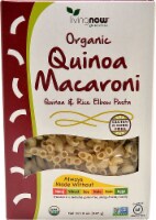 NOW Foods  Livingnow® Organic Quinoa Macaroni & Rice Elbow Pasta