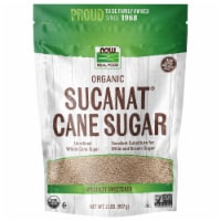 NOW Real Food Certified Organic Sucanat Cane Sugar