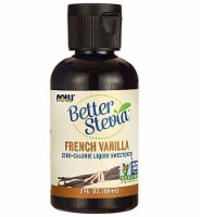 NOW Foods  BetterStevia™ Liquid Sweetener   French Vanilla