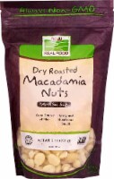 NOW   Real Food Dry Roasted Macadamia Nuts - Sea Salt