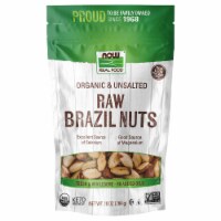 NOW   Real Food Organic Raw Brazil Nuts   Unsalted