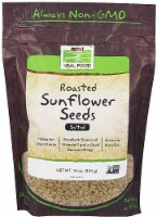 NOW   Real Food Roasted Sunflower Seeds Salted
