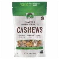 NOW   Real Foods Roasted Cashews Lightly Sea Salted