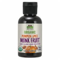 Now Foods Organic Pumpkin Spice Monk Fruit Liquid Sweetener