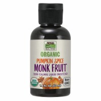 Now Foods Organic Pumpkin Spice Monk Fruit Liquid Sweetener