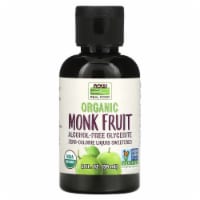 NOW Foods Organic Monk Fruit Liquid Sweetener - 2 fl oz (59 ml)