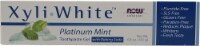NOW®  Xyli White Platinum Mint Toothpaste Gel with Baking Soda
