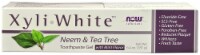 NOW®    Xyli White™ Neem & Tea Tree Toothpaste Gel   Mint