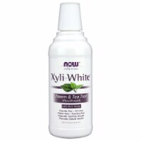 NOW®    XyliWhite™ Neem & Tea Tree Mouthwash   Mint