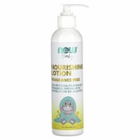 NOW Foods Baby Nourishing Lotion Fragrance Free - 8 fl oz (237 ml) Perspective: Main
