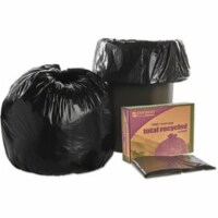 3862290 30 x 39 in. Recycled Trash Can Liners Black & Brown