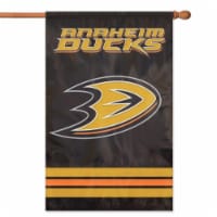 Party Animal, Inc. AFDUC Applique Banner Flag - Anaheim Ducks